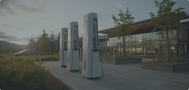 Infraestrutura completa de carregamento